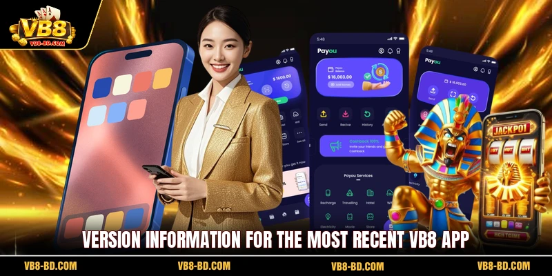 Version information for the most recent VB8 app